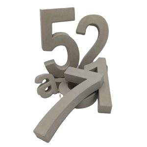 Betonnen huisnummers 30CM